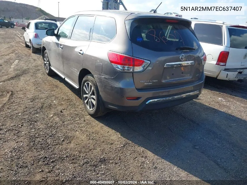 5N1AR2MM7EC637407 2014 Nissan Pathfinder S