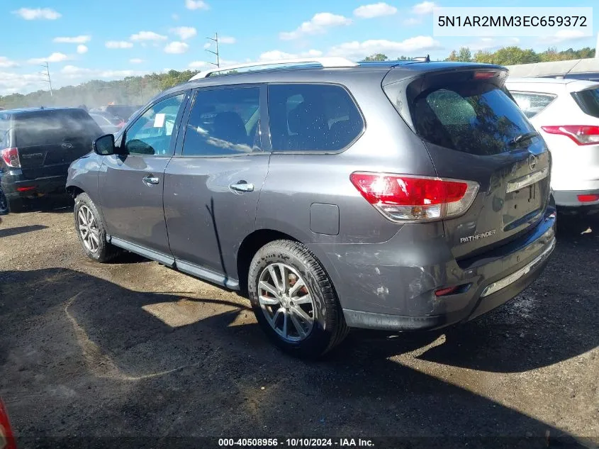 2014 Nissan Pathfinder Platinum/S/Sl/Sv VIN: 5N1AR2MM3EC659372 Lot: 40508956