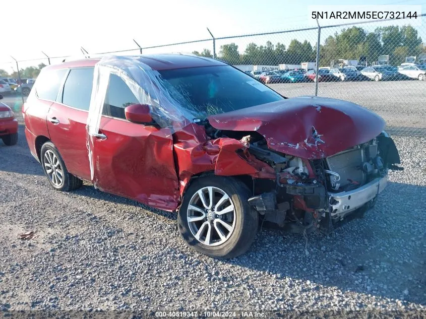 5N1AR2MM5EC732144 2014 Nissan Pathfinder Sv