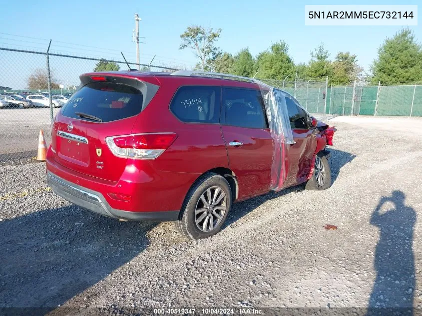 5N1AR2MM5EC732144 2014 Nissan Pathfinder Sv