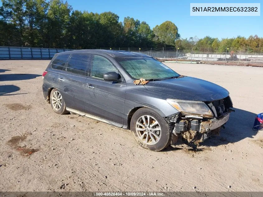 2014 Nissan Pathfinder S VIN: 5N1AR2MM3EC632382 Lot: 40528404