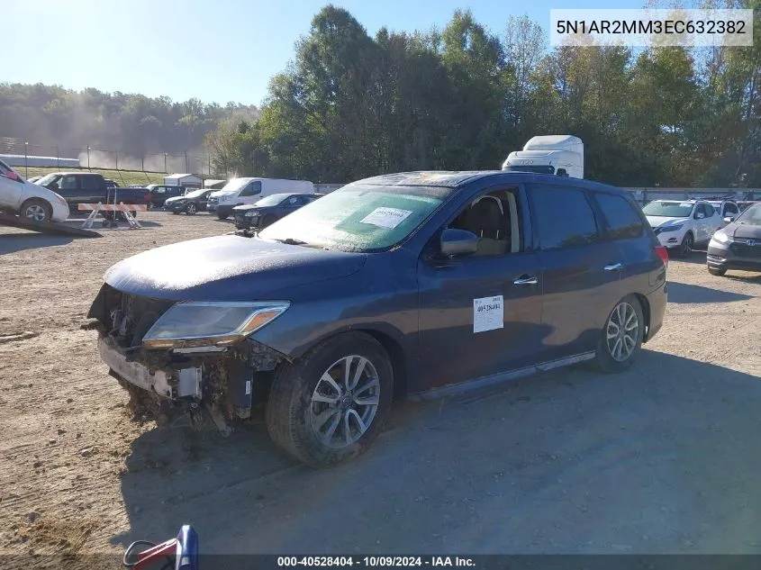 2014 Nissan Pathfinder S VIN: 5N1AR2MM3EC632382 Lot: 40528404