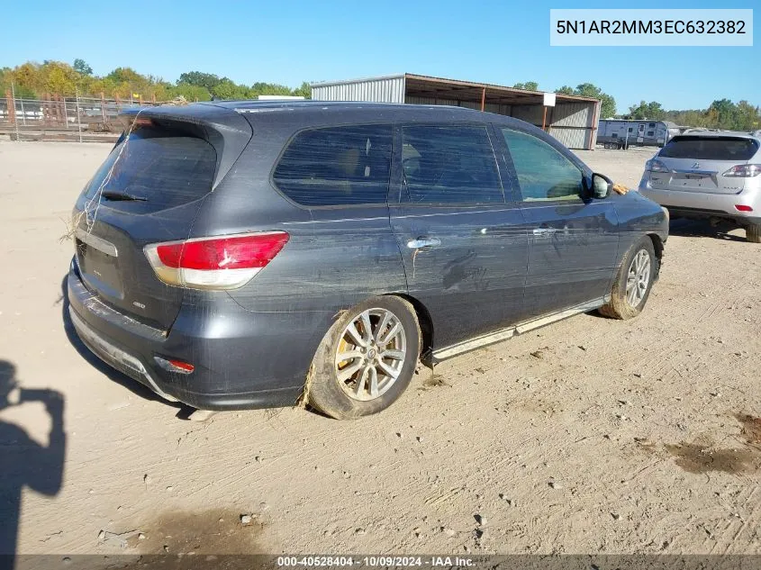 2014 Nissan Pathfinder S VIN: 5N1AR2MM3EC632382 Lot: 40528404