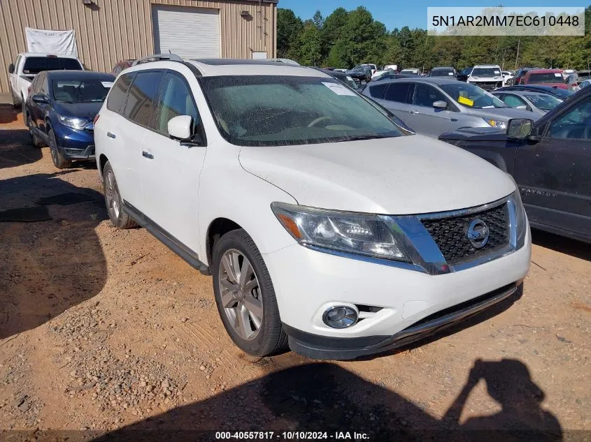 2014 Nissan Pathfinder Platinum VIN: 5N1AR2MM7EC610448 Lot: 40557817