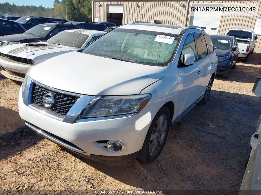 2014 Nissan Pathfinder Platinum VIN: 5N1AR2MM7EC610448 Lot: 40557817