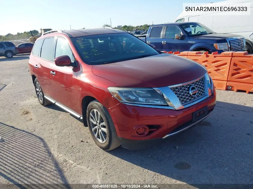 2014 Nissan Pathfinder Sv VIN: 5N1AR2MN1EC696333 Lot: 40557825