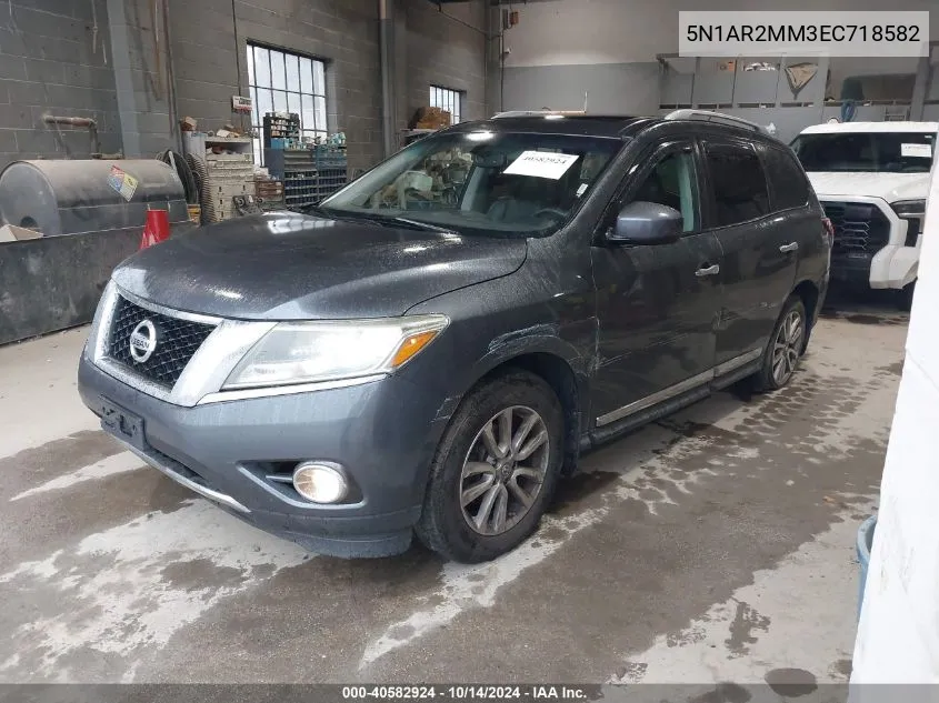 2014 Nissan Pathfinder Sl VIN: 5N1AR2MM3EC718582 Lot: 40582924