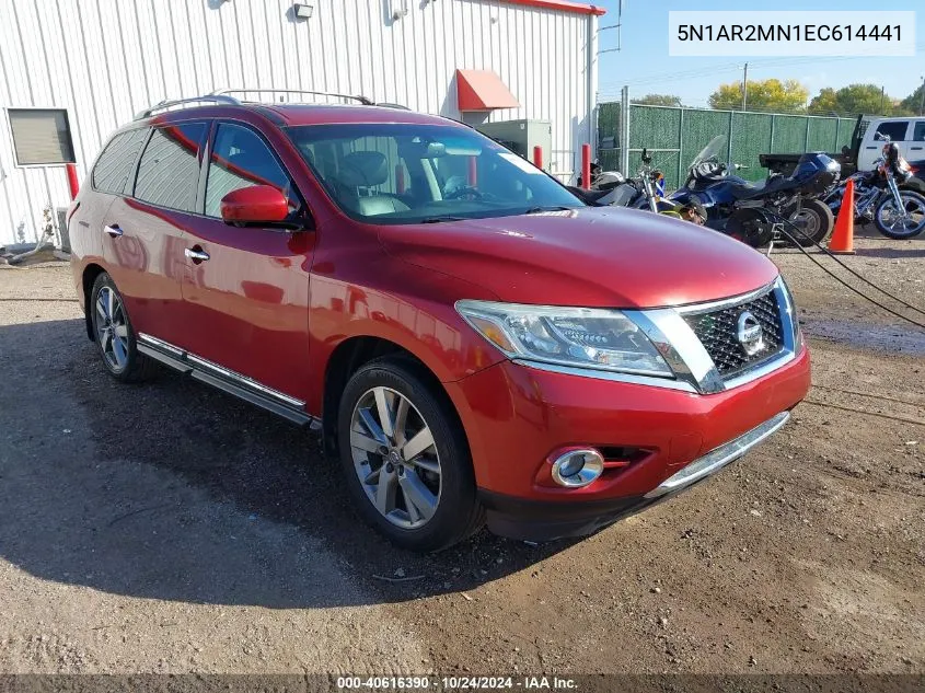 2014 Nissan Pathfinder Platinum VIN: 5N1AR2MN1EC614441 Lot: 40616390