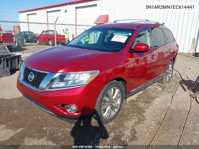 2014 Nissan Pathfinder Platinum VIN: 5N1AR2MN1EC614441 Lot: 40616390