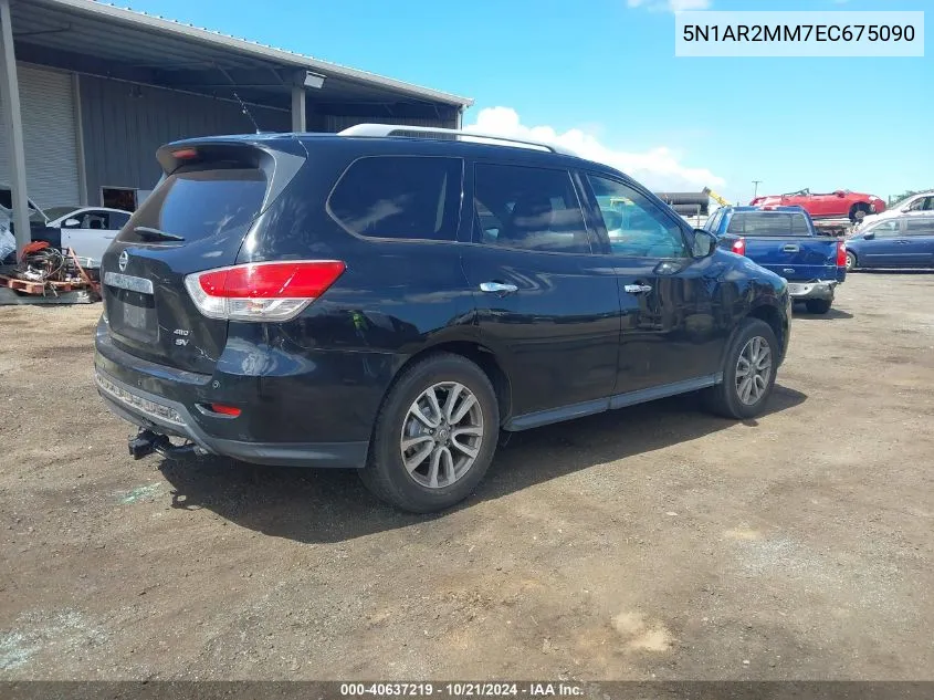 5N1AR2MM7EC675090 2014 Nissan Pathfinder Platinum/S/Sl/Sv