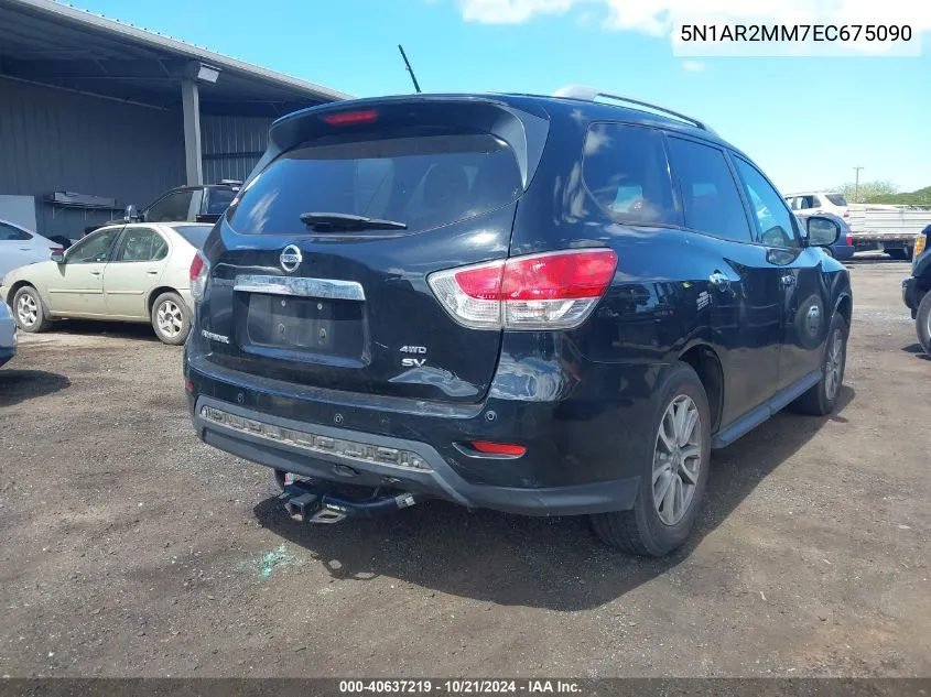 5N1AR2MM7EC675090 2014 Nissan Pathfinder Platinum/S/Sl/Sv