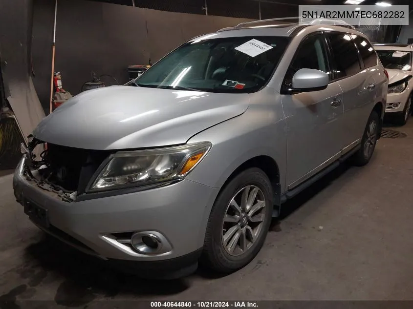 2014 Nissan Pathfinder Sl VIN: 5N1AR2MM7EC682282 Lot: 40644840