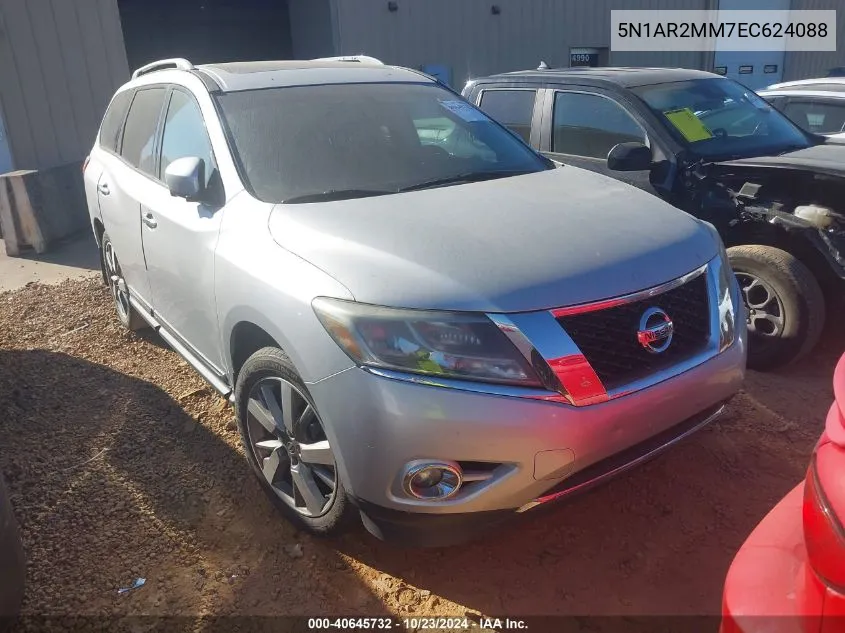 2014 Nissan Pathfinder Platinum VIN: 5N1AR2MM7EC624088 Lot: 40645732