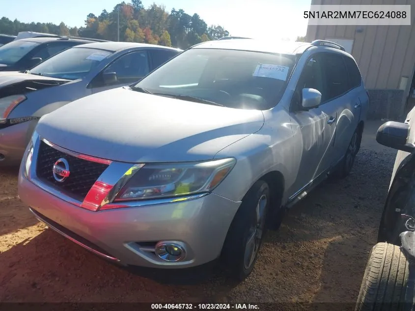 2014 Nissan Pathfinder Platinum VIN: 5N1AR2MM7EC624088 Lot: 40645732