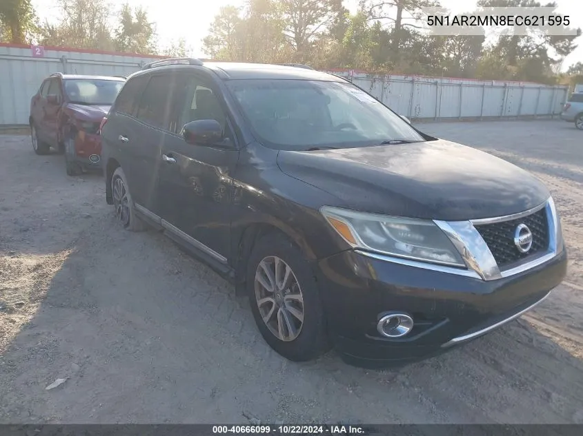 2014 Nissan Pathfinder Sl VIN: 5N1AR2MN8EC621595 Lot: 40666099