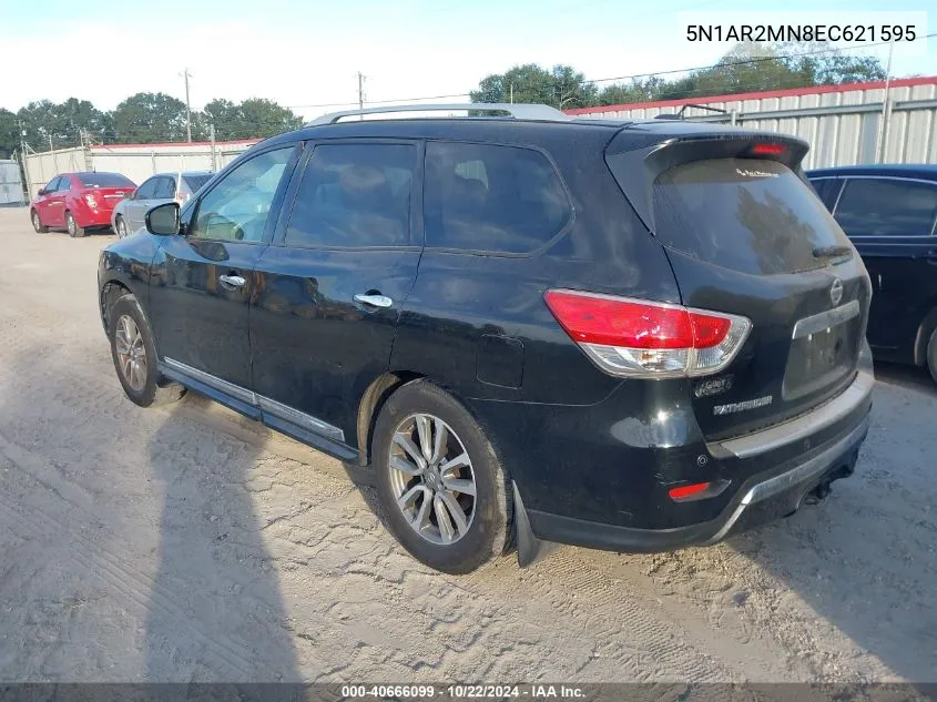 2014 Nissan Pathfinder Sl VIN: 5N1AR2MN8EC621595 Lot: 40666099