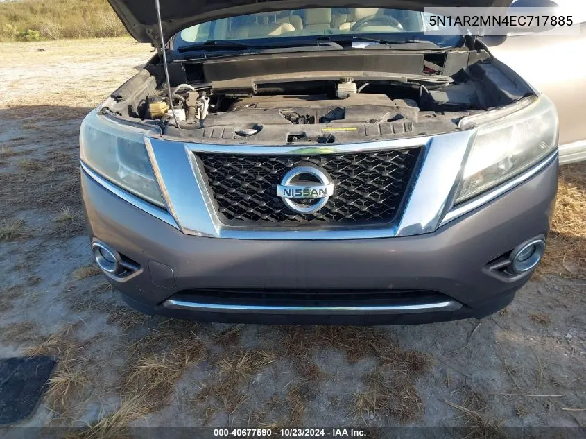 2014 Nissan Pathfinder Platinum VIN: 5N1AR2MN4EC717885 Lot: 40677590