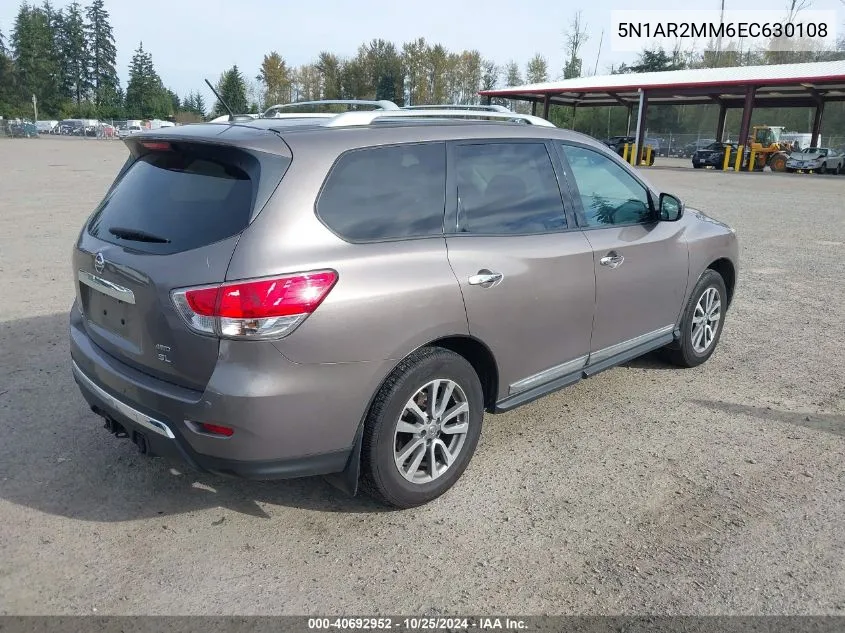 5N1AR2MM6EC630108 2014 Nissan Pathfinder Sl