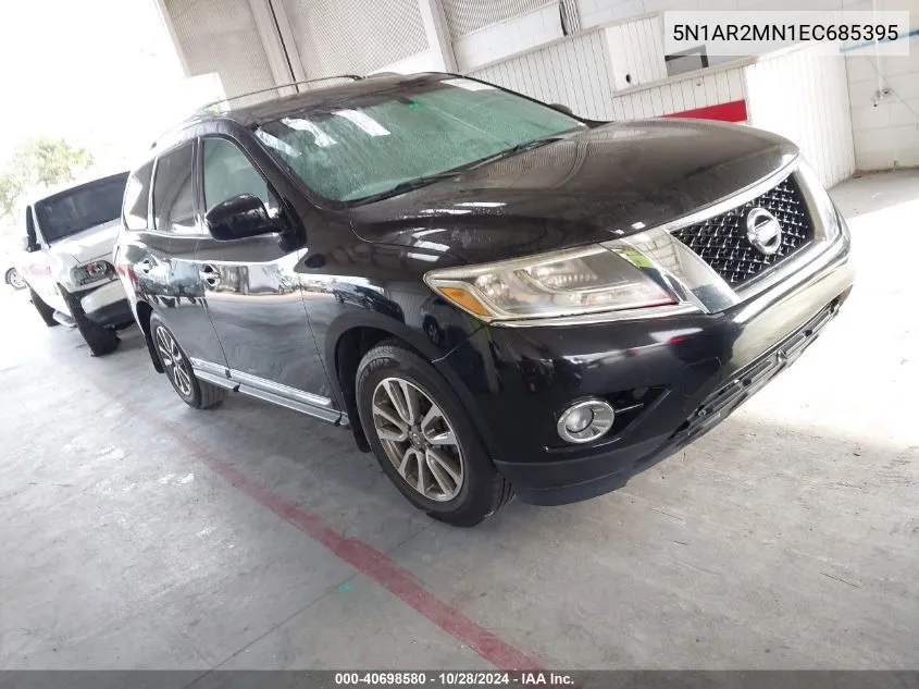 2014 Nissan Pathfinder Sl VIN: 5N1AR2MN1EC685395 Lot: 40698580