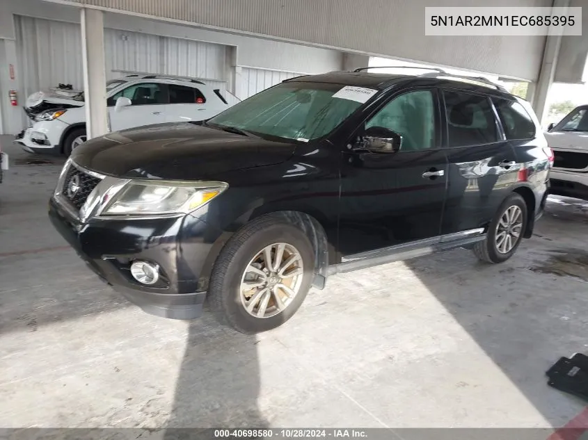 2014 Nissan Pathfinder Sl VIN: 5N1AR2MN1EC685395 Lot: 40698580