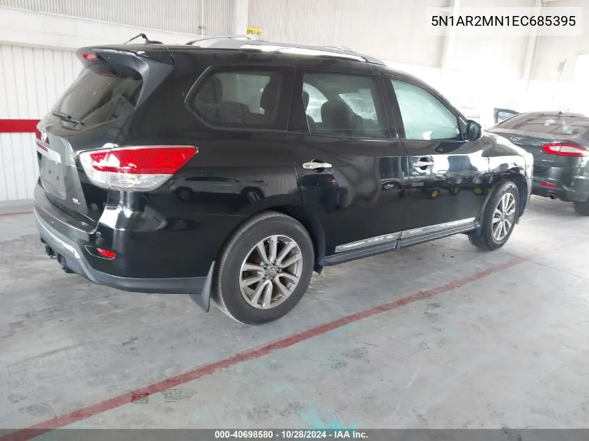 2014 Nissan Pathfinder Sl VIN: 5N1AR2MN1EC685395 Lot: 40698580