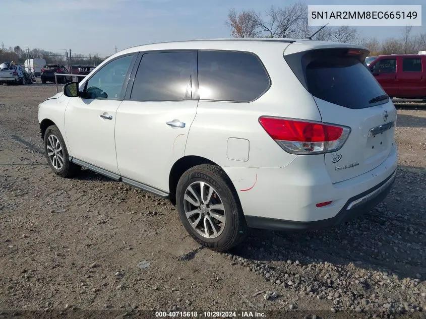 2014 Nissan Pathfinder Platinum/S/Sl/Sv VIN: 5N1AR2MM8EC665149 Lot: 40715618