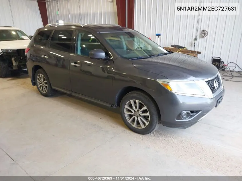 5N1AR2MM2EC727631 2014 Nissan Pathfinder Sv