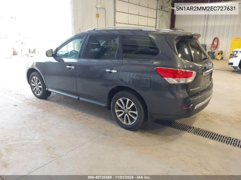 5N1AR2MM2EC727631 2014 Nissan Pathfinder Sv