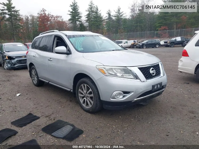 2014 Nissan Pathfinder Sv VIN: 5N1AR2MM9EC706145 Lot: 40727993