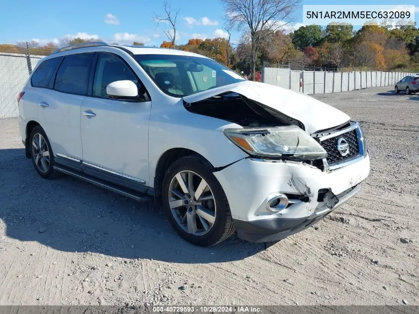 2014 Nissan Pathfinder Platinum VIN: 5N1AR2MM5EC632089 Lot: 40729593