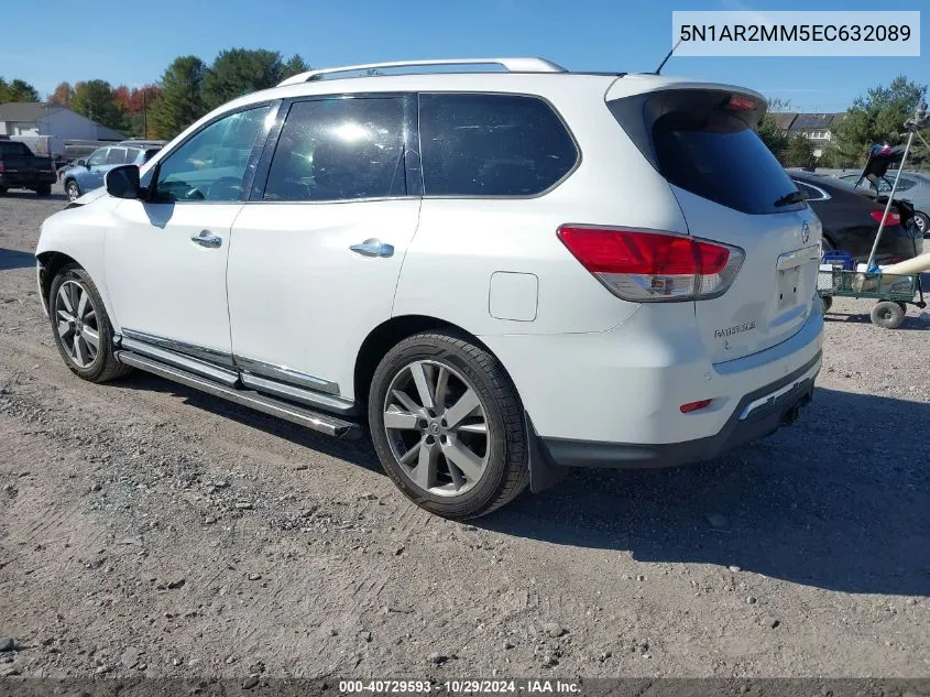 2014 Nissan Pathfinder Platinum VIN: 5N1AR2MM5EC632089 Lot: 40729593