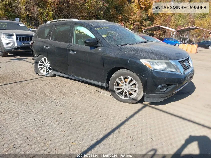 2014 Nissan Pathfinder Sv VIN: 5N1AR2MN3EC695068 Lot: 40771934