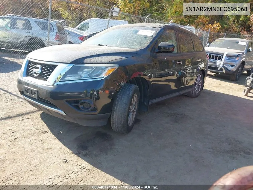 2014 Nissan Pathfinder Sv VIN: 5N1AR2MN3EC695068 Lot: 40771934