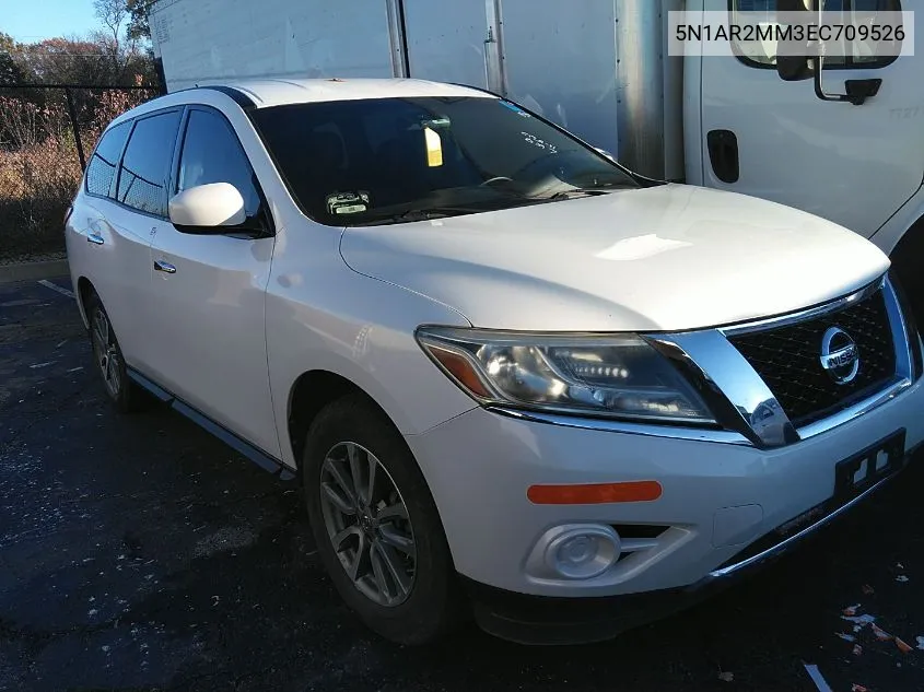 2014 Nissan Pathfinder Platinum/S/Sl/Sv VIN: 5N1AR2MM3EC709526 Lot: 40850152