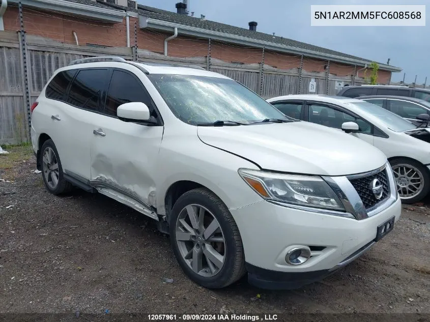 2015 Nissan Pathfinder VIN: 5N1AR2MM5FC608568 Lot: 12057961