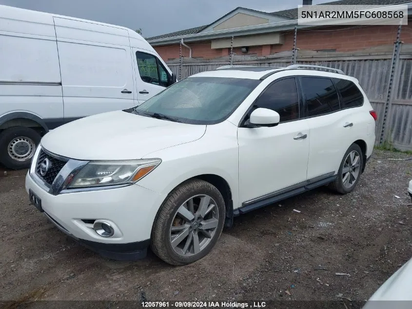 2015 Nissan Pathfinder VIN: 5N1AR2MM5FC608568 Lot: 12057961