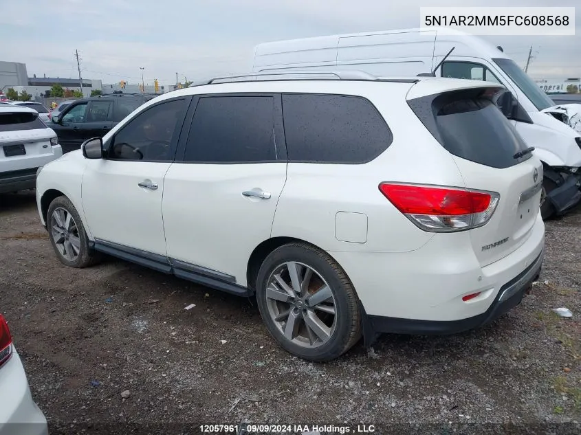 2015 Nissan Pathfinder VIN: 5N1AR2MM5FC608568 Lot: 12057961