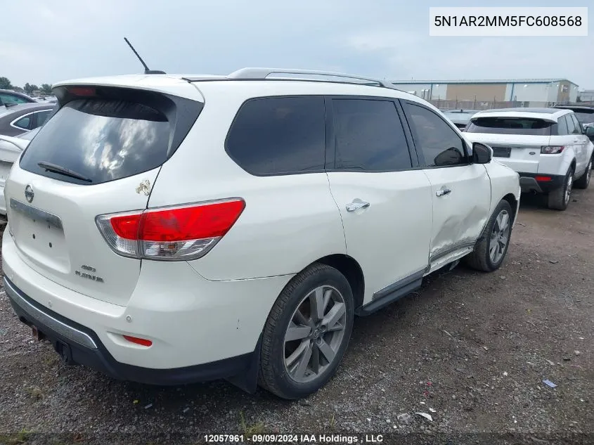 2015 Nissan Pathfinder VIN: 5N1AR2MM5FC608568 Lot: 12057961