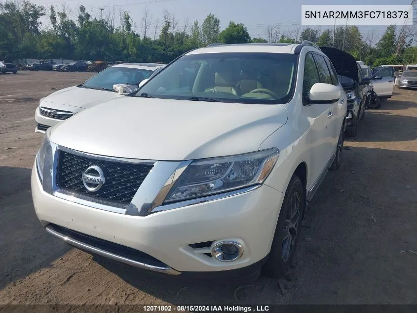 2015 Nissan Pathfinder VIN: 5N1AR2MM3FC718373 Lot: 12071802