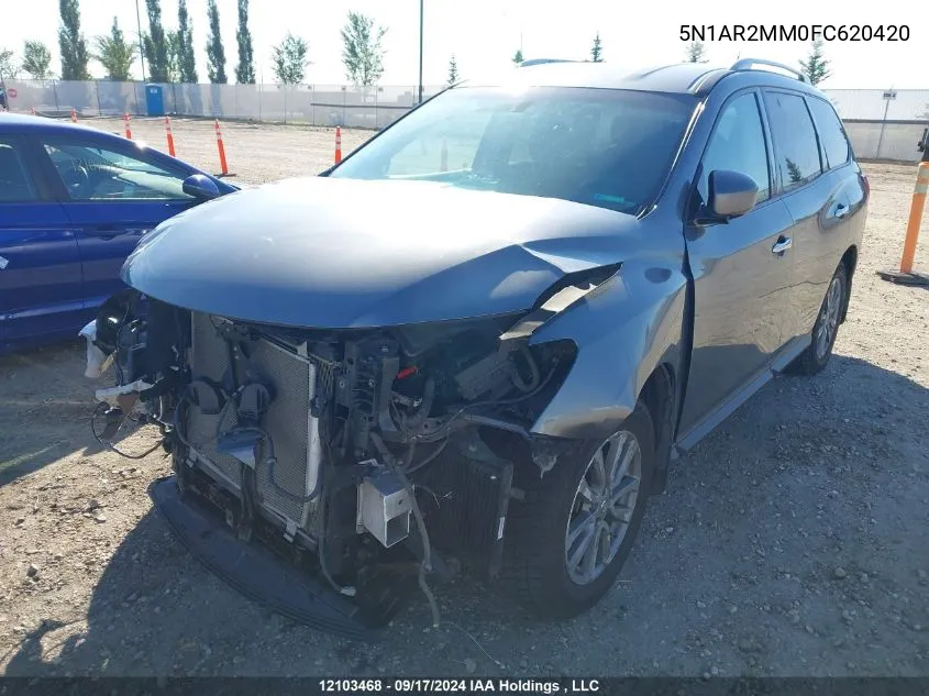 5N1AR2MM0FC620420 2015 Nissan Pathfinder