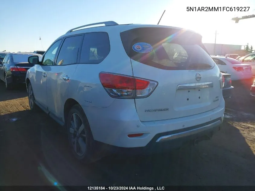 5N1AR2MM1FC619227 2015 Nissan Pathfinder