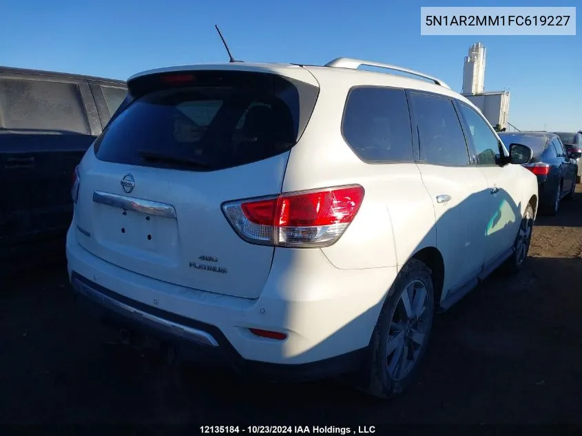 5N1AR2MM1FC619227 2015 Nissan Pathfinder