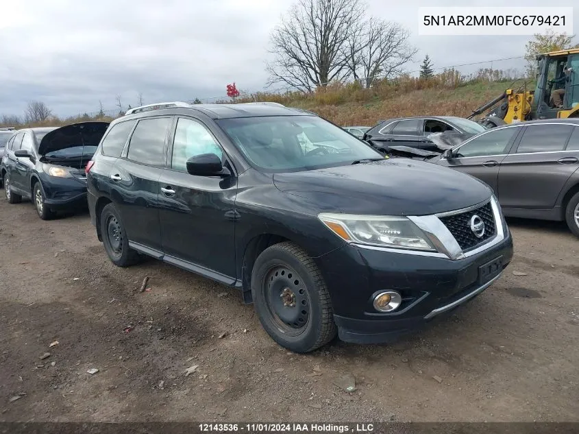 2015 Nissan Pathfinder VIN: 5N1AR2MM0FC679421 Lot: 12143536