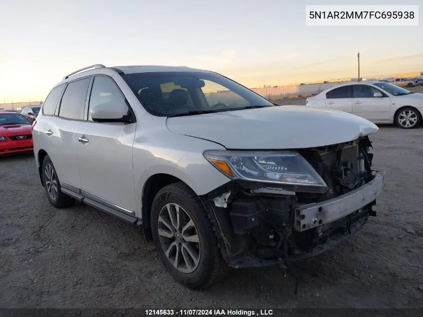 2015 Nissan Pathfinder VIN: 5N1AR2MM7FC695938 Lot: 12145633