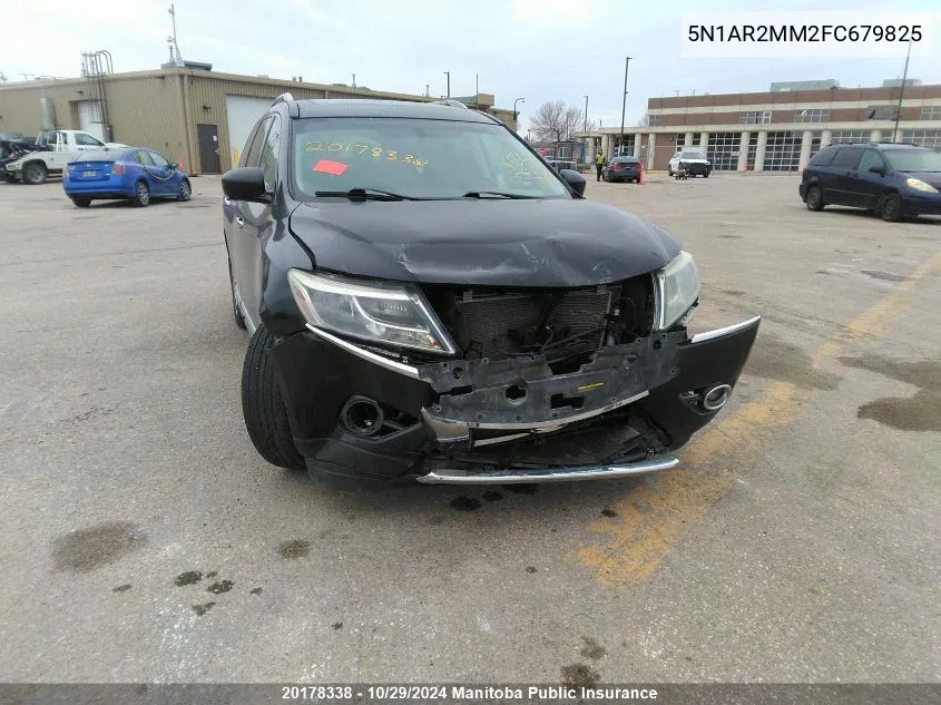 2015 Nissan Pathfinder Platinum VIN: 5N1AR2MM2FC679825 Lot: 20178338