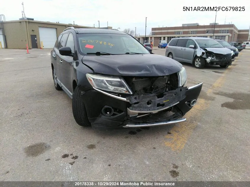 2015 Nissan Pathfinder Platinum VIN: 5N1AR2MM2FC679825 Lot: 20178338