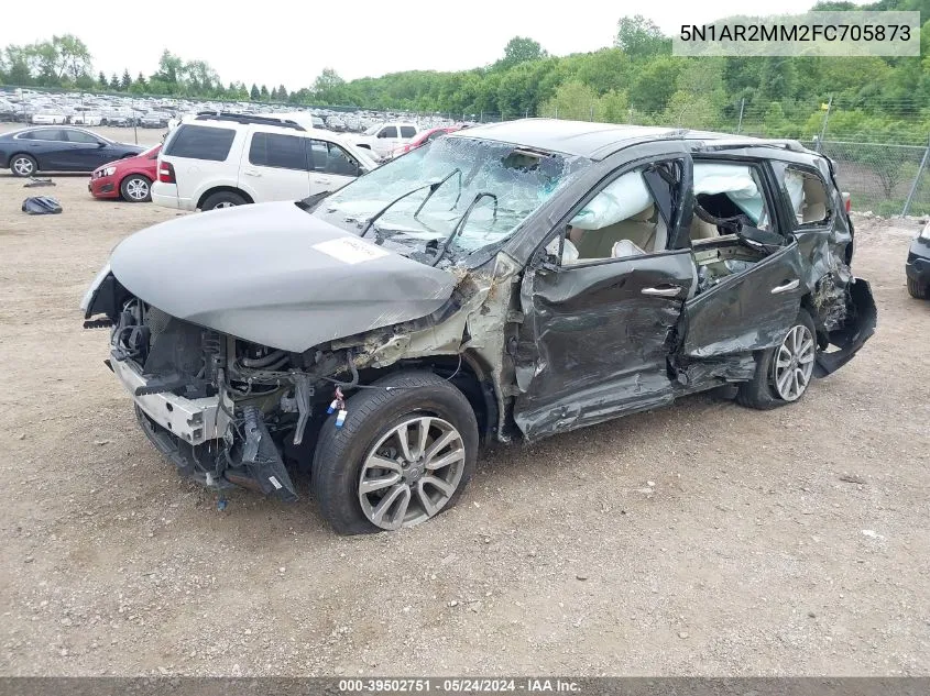 5N1AR2MM2FC705873 2015 Nissan Pathfinder Sv