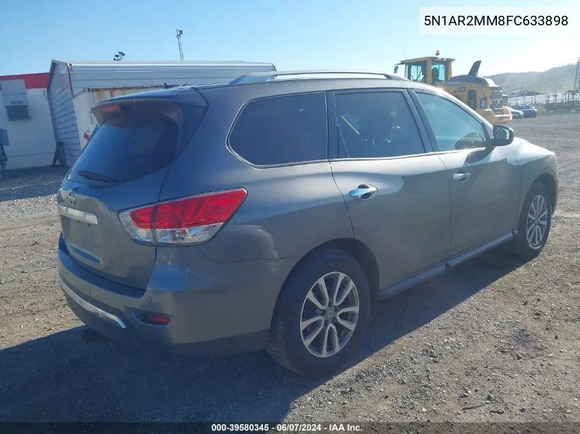 2015 Nissan Pathfinder Platinum/S/Sl/Sv VIN: 5N1AR2MM8FC633898 Lot: 39580345