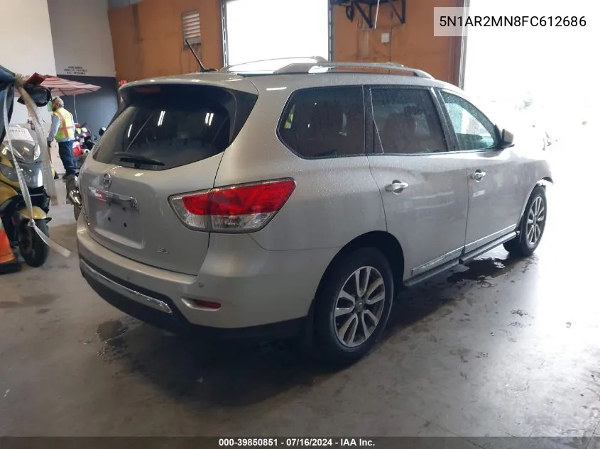 5N1AR2MN8FC612686 2015 Nissan Pathfinder S/Sv/Sl/Platinum