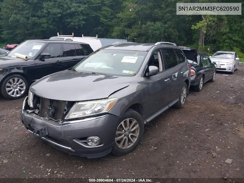 2015 Nissan Pathfinder Sv VIN: 5N1AR2MM3FC620590 Lot: 39904604